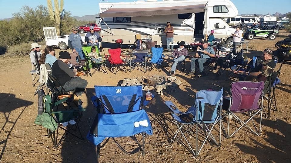 Camping at the Trust Lands by Florence